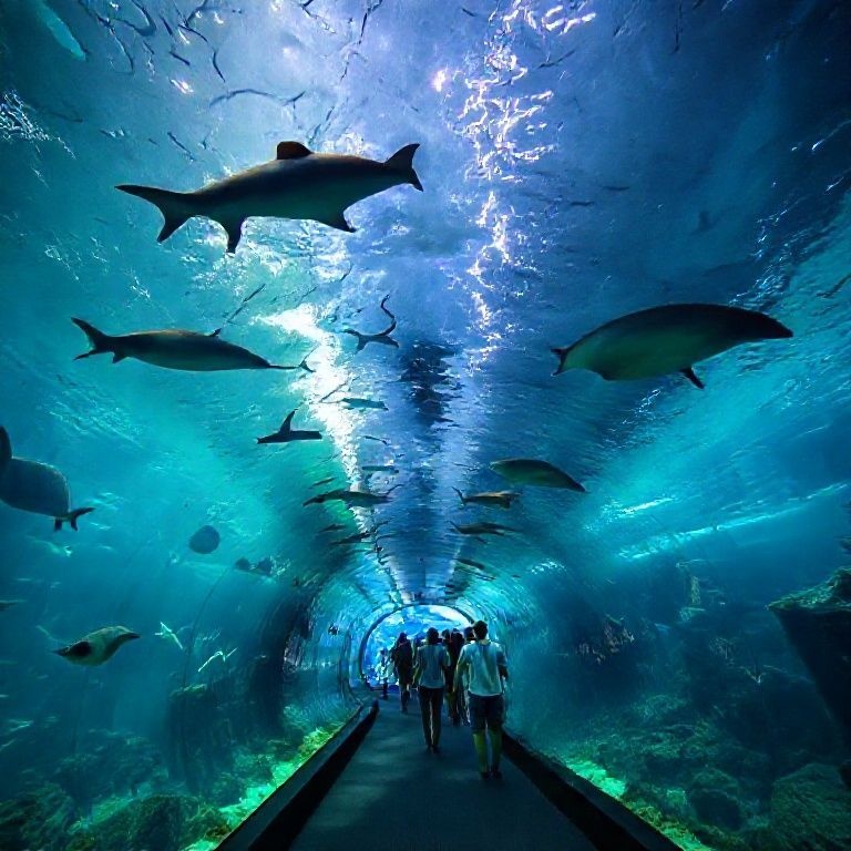 Unterwassertunnel Aquaria Phuket
